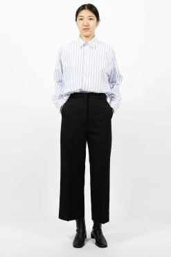 Acne Studios Wool Blend Trousers Black| Trousers