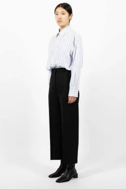 Acne Studios Wool Blend Trousers Black| Trousers
