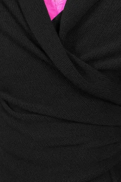 Daniela Gregis Wrap Knit Cardigan Black| Knitwear