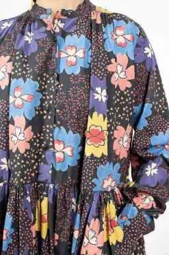 Casey Casey Yuki Dress Printed Black| Dresses